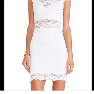 Nightcap Women’s Dixie Lace Cutout White Dress